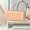 1pz Astuccio con Motivo a Righe Colorate con Cerniera Liscia Borsa per Cancelleria Bellissima Pochette A3141
