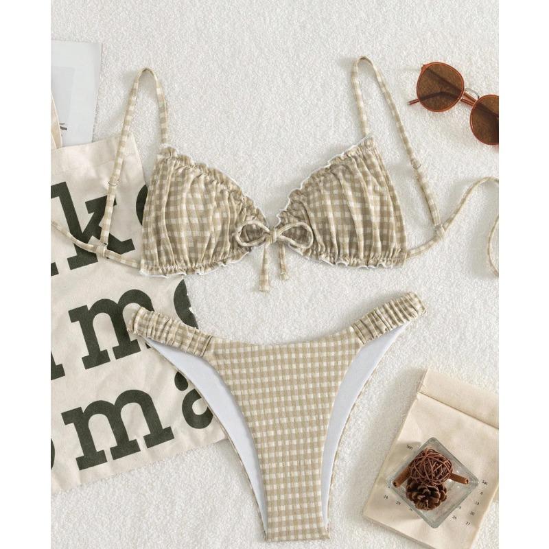 Costumi da Bagno Donna Push Up Femminili da Spiaggia Costumi da Bagno Bikini Brasiliano Set Bagnante da Piscina 2026 Bikini Sexy Costumi da Bagno Rosa