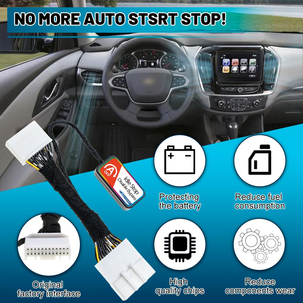 Auto Start Stop Eliminator for 2020 2021 2022 2023 2024 2025 Kia Soul Auto Stop Eliminator- Disable Auto Stop Start Idle Stop & Go Permanently, Enjoy