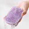Soft Hair Washing Comb Self Cleaning Scalp Cleaning Scrubber Head Scalp Massager  Body Massage