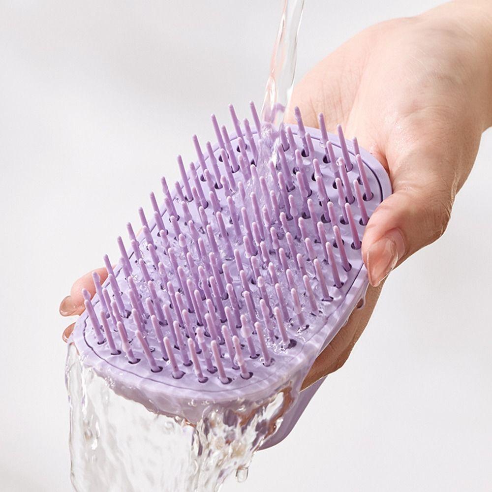 Soft Hair Washing Comb Self Cleaning Scalp Cleaning Scrubber Head Scalp Massager  Body Massage