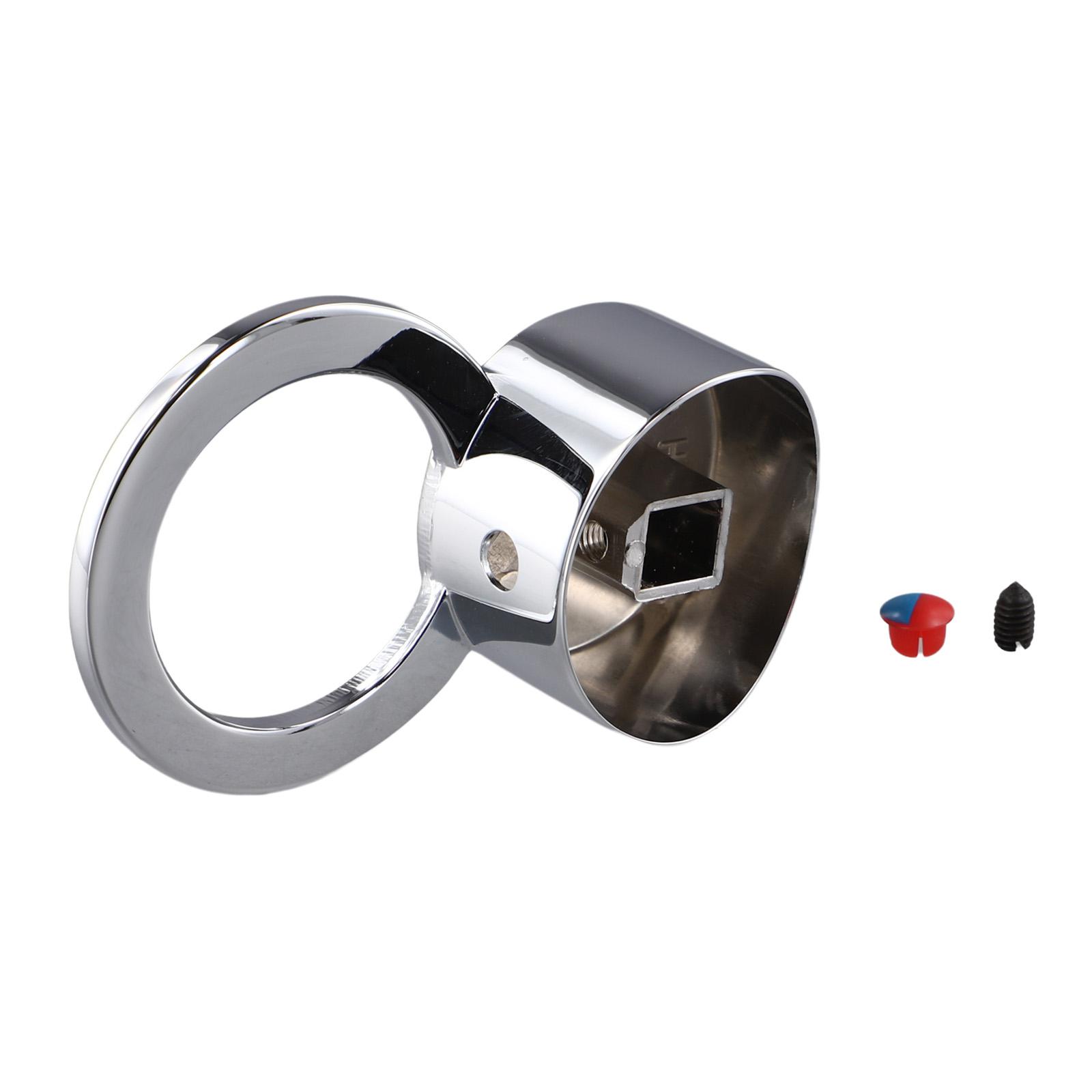 1 шт. Ручка крана Хромированная Ручка переключателя смесительного клапана Ручка крана для воды Цинковый сплав 5#