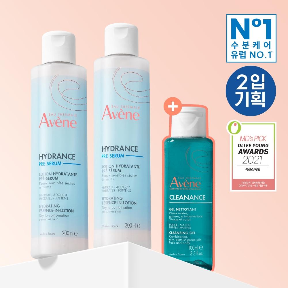 Avene [moisture Charge] Avene Idrance Essence In Lotion 200ml Double Plan  + Cleanance cleansIng Gel 100ml