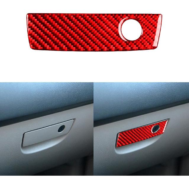 Real Premium Soft Carbon Fiber Interior Accessories Sticker Compatible with Chrysler 300 300C 2005 2006 2007 Car co 2006 Pilot Side Glove Box Storage