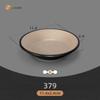Commercial Melamine Two-Color Drop-Resistant Teacup and Imitation Porcelain Dish Set for Hot Pot Cuisine with Compartments.