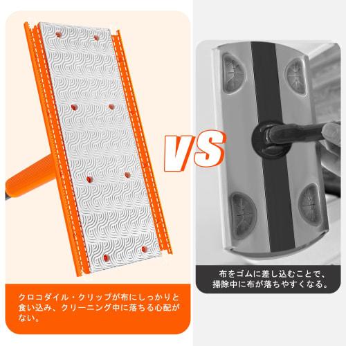 JEHONN Floor Wiper, Wet/Dry Floor Wiper, 127cm Adjustable Length, Floor Mop for Kitchen, Walls, Windows, and Balconies, Pack of 20 Mop Pads