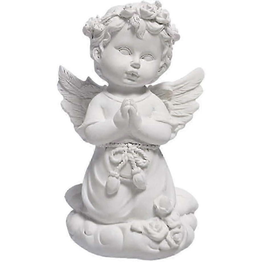 Exceart Decorative Angel Statues And Figurines Resin Angel Wings Statue Sculpture Garden Statue Figurine Centerpiece Table Decoration Catholic Religio