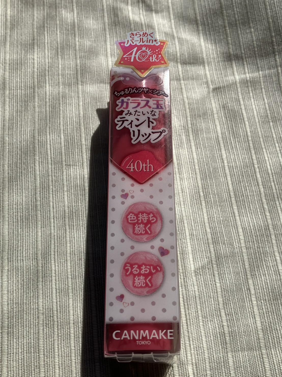 

Canmake Glass Tint Syrup Памятный Розово-Красный [Предзаказ] [40-летие]