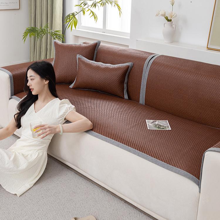 Sofa Cushion Summer Non-slip Rattan Mat Mat Cushion Cold Cushion Sofa Cover Summer New Sofa Cover