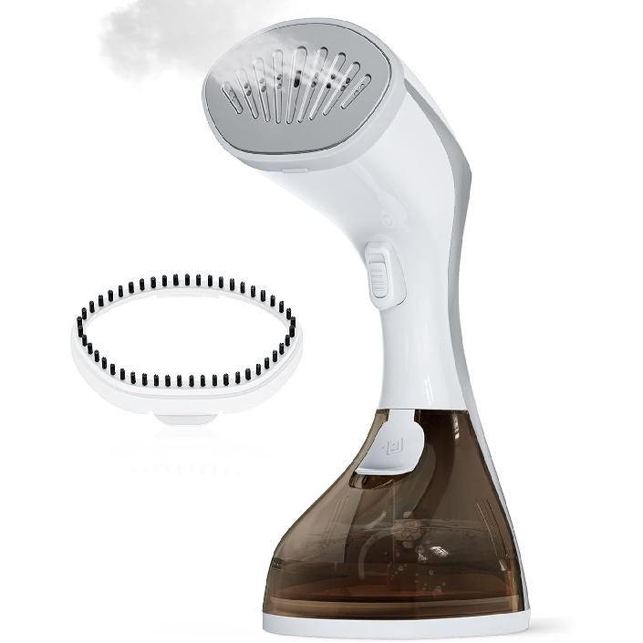 Steamer for Clothes, 20S Heat-up,1200W, 250ml,13-Vent Design for Strong Steaming, 2-in-1 Steamer & Iron, Handheld for All Fabrics, Garment Wrinkle