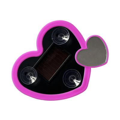 Luz LED para Carro Gevrkjenp - Luz Solar para Janela em Forma de Coração, Mini Luz LED Neon