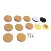 3in Gold Sanding Disc Polishing Kit Secure Fixation Versatile 40 To 800 Grit Sandpaper Sander