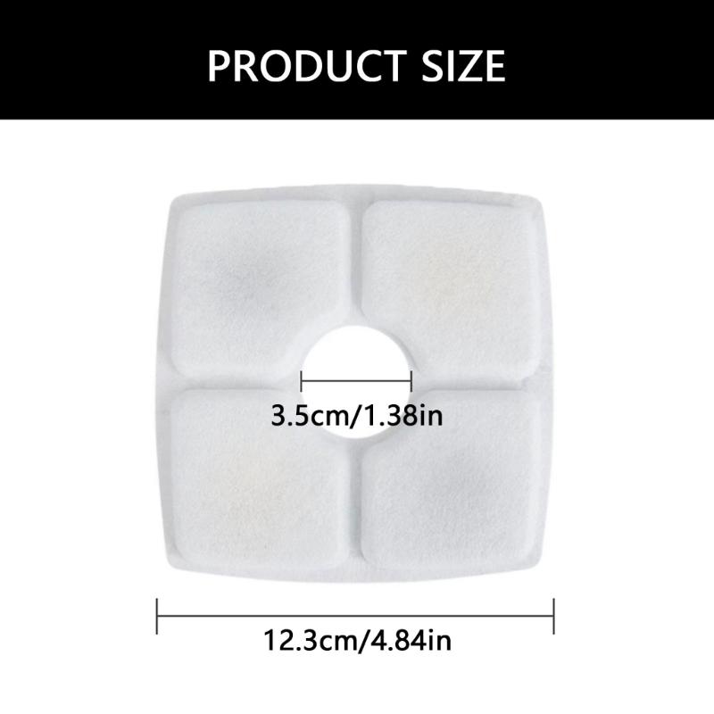 Pet Water Fountain Filters Replacement Cats Fountain Filter Sponge Nonwoven Fabric Filter Foam for Water Purifications