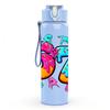 1PC Colorful 67 Number Graffiti Print 750ml Color Plastic Sports Water Bottle Leakproof Flip Straw Lid Suitable for Sports Office Home Use