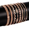 15 Stile 585 Roségold Panzerkette Armband Kette Schmuck Für Männer Und Frauen 18cm Bis 23cm