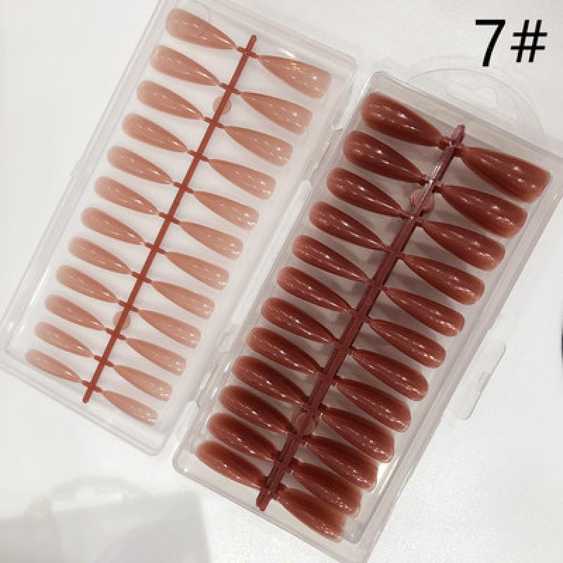 Jelly & Nude Wearable Nail Tips - 240 Pcs In Box: Ice Transparent & Colorful False Nails