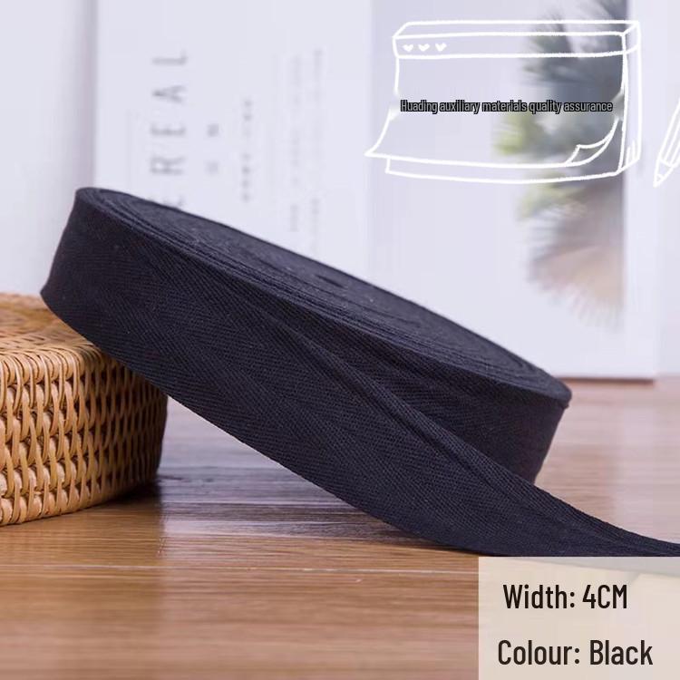1.5cm Xinjiang Cotton Herringbone Tape: Edging and Binding Fabric Accessory.