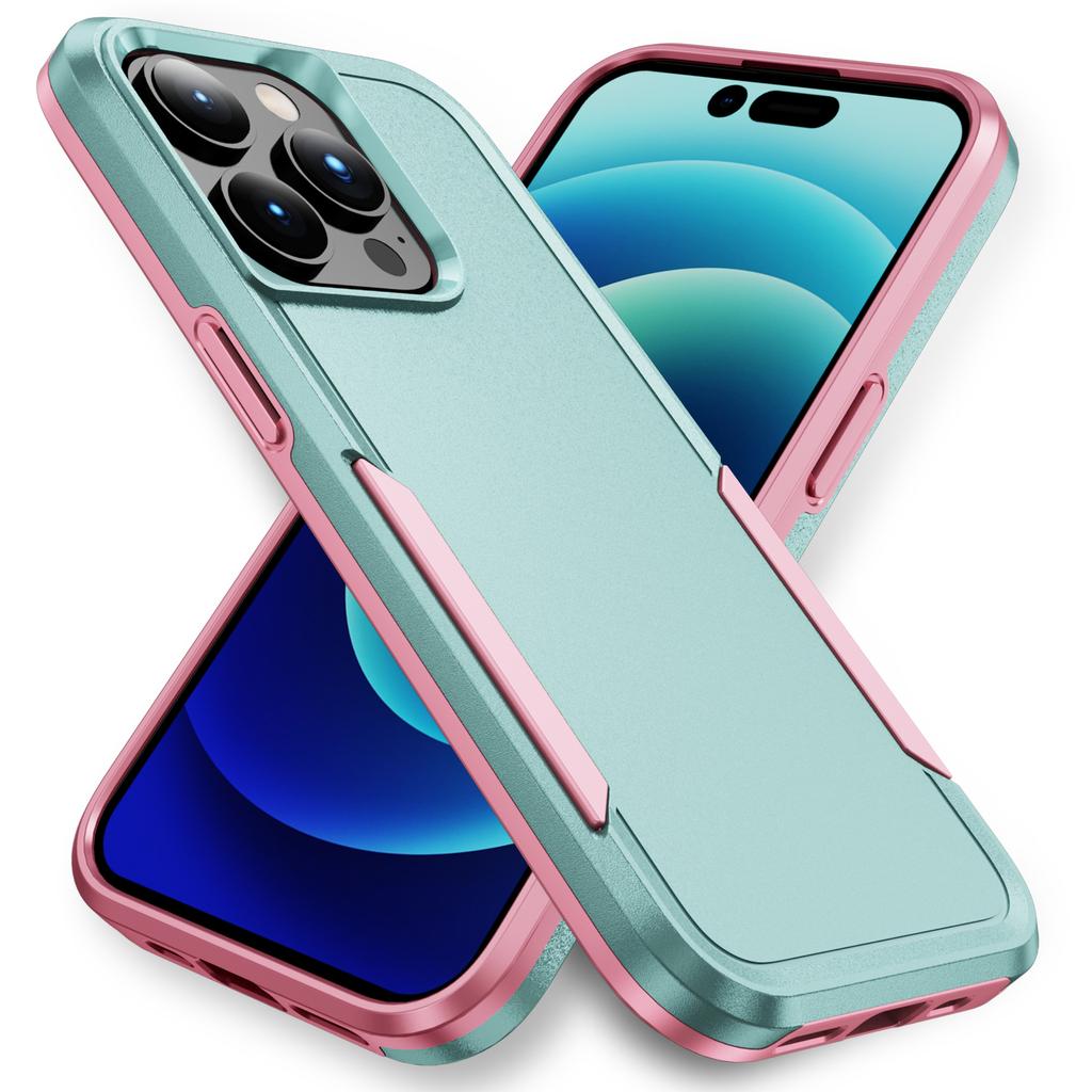 Suitable for iPhone16Pro max/15plus/13/17 Pioneer 2-in-1 mobile phone case, color contrast and anti-drop.