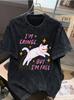ShortSleeve WomenS Vintage Washed TShirt In BlackTrendy Streetwear Tshirt Design with A Playful Cat Graphic Ladys Tshirt