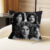 Hot LLed ZZeppelins Band Pillow Case For Sofa Decor Car Office Room Printing Cushion Cover Decorations and Protector