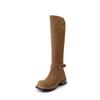 Retro Western Cowboy Boots New Versatile Stacking Boots Matte Summer Thin Boots