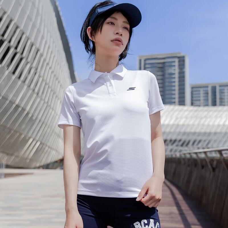 Skechers Women s Fashion Casual Short Sleeve Polo Shirt S
