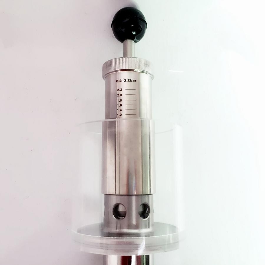 1.5" Tri Clamp 0-3.0 Bar Adjustable Pressure Relief Safety Valve Sanitary SUS304 Stainless Steel for Beer Fermentation Tank