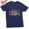 1996 Vintage Year Print Unisex TShirt Cotton Retro 1996 Print T Shirt Short Sleeve Fashion Top Gift for Birthday Anniversary