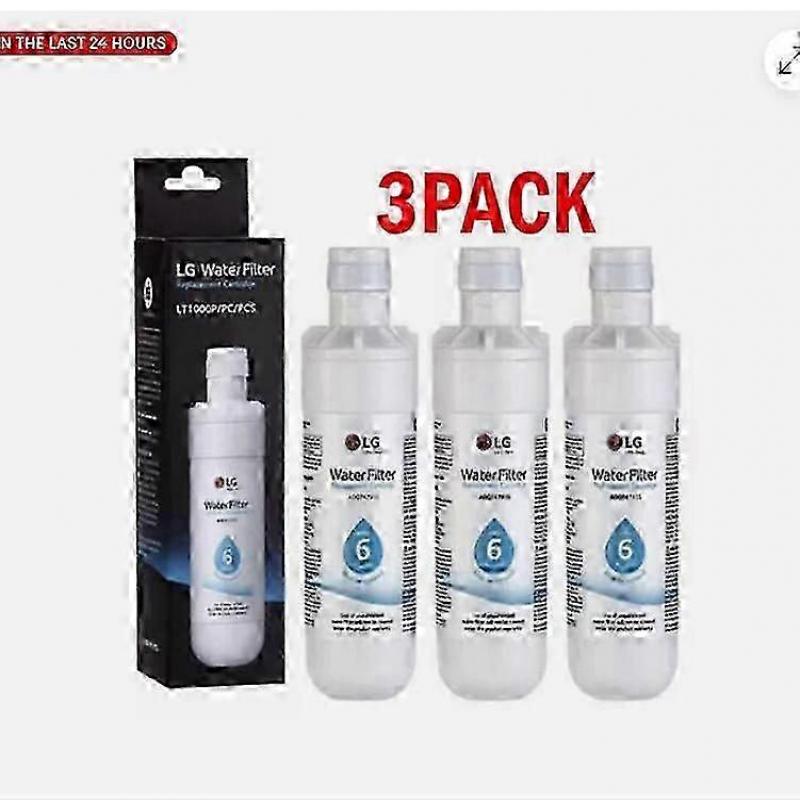 3-PACK LG-LT1000P ADQ747935 Refrigerator Water Filter Replacement for UK