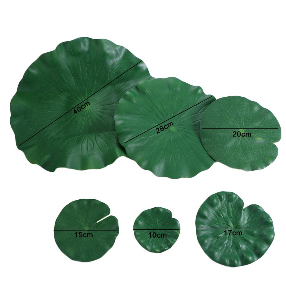 Pond Pond Flower Fish Tank Landscaping Floating Lotus Leaf Fake Lotus Water Leaf Artificial Plant