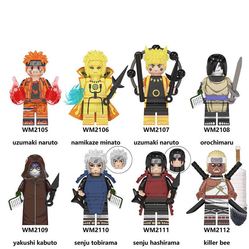 Naruto DIY Bausteine Figuren Set - Hochwertige Materialien Für Kinder Zum Bauen Ihrer Eigenen Helden