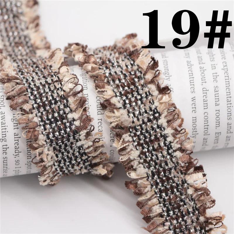 45 Yards Trim Vintage Embroidered Lace Sewing Lace Ribbon Fabric Handmade Costume Dress Sewing Trimmings Wedding Decoration