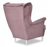 Ohrensessel Gaja skandinavisch Family Meble lila Wohnzimmer Kosmetiksalon