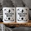 Witches Brew 11oz/330ML Ceramic Coffee Mug - Reusable, Dishwasher Safe, Perfect for Halloween & Everyday Use