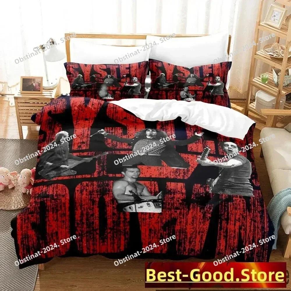 3D System Of A Down Bedding Set Printed single Comforter Quilt Bed Cover Duvet Cover Pillow Case 3 Pieces Sets Kids Adult Size