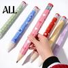 Giant Decorative Pencil Pencil, Extra Large Writable with Colorful Oversized Gift Pattern Printed, for School Office Supplies Pink And White