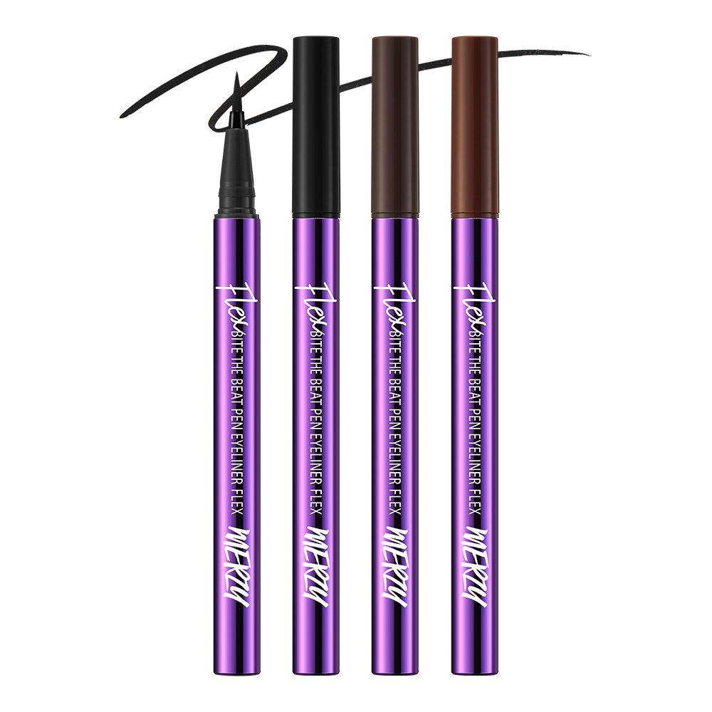 Подводка для глаз MERZY Bite The Beat Pen Flex PF2. MODERN BROWN