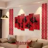 Bedside Wall Panel Double Happiness Wedding Room Decor Set