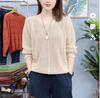 Stylish Retro Knit Cardigan for Spring/Autumn - Versatile, Age-Defying Layer for Women & Mothers