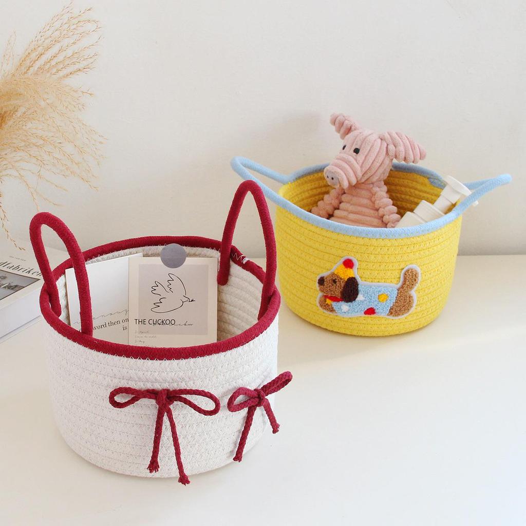 In-Style Handmade Woven Storage Basket for Office and Home