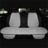 All-Season Breathable Linen Car Seat Cushion Set with Polka Dot Embroidery