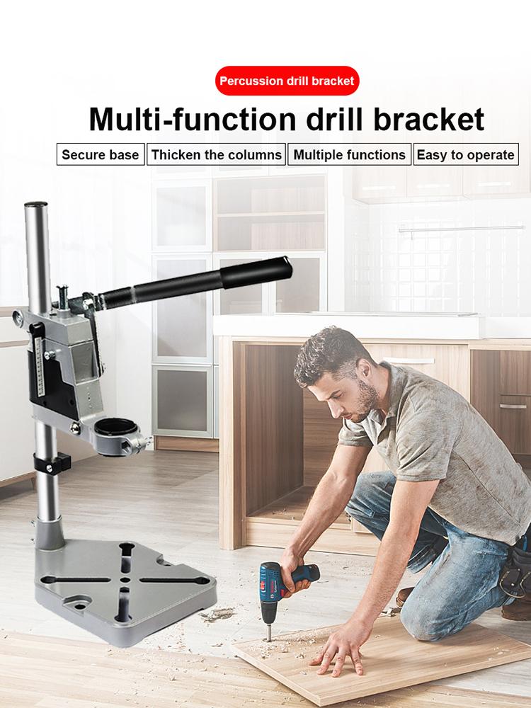 Bench Drill Holder Single-Head Bench Drilling Machine Chuck Multifunctional Aluminum Alloy Power Grinder Accessories
