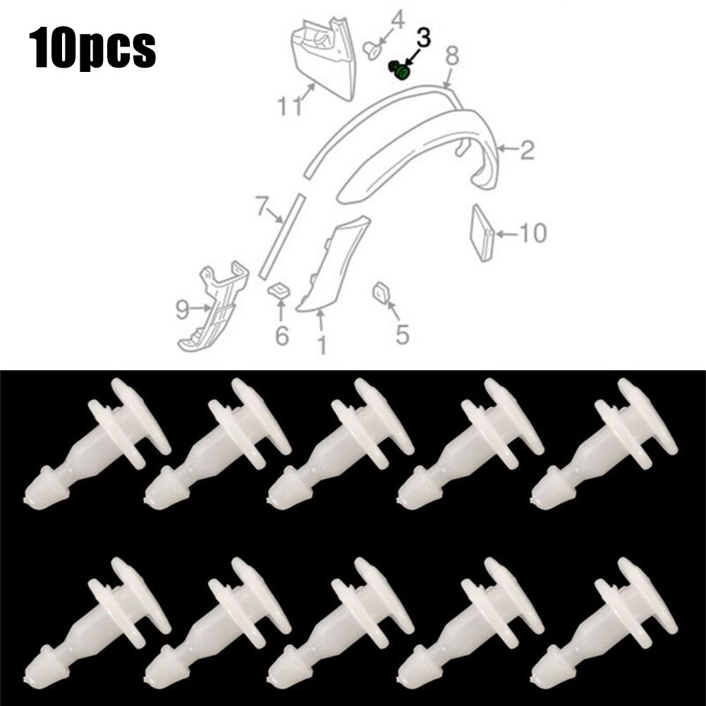 Car Wheel Fender Clips Fastener 10pcs Anti Wear Buckle