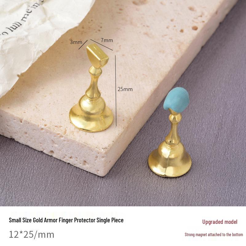 Magnetic Base Nail Practice Stand with Gemstone Tips for Beginners