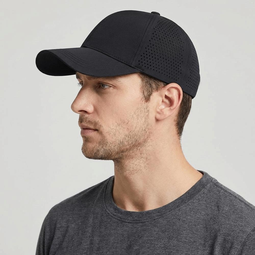 Fashion Quick Dry Baseball Cap Adjustable Breathable Outdoor Sun Hat Snapback UV Protection Sports Caps Running