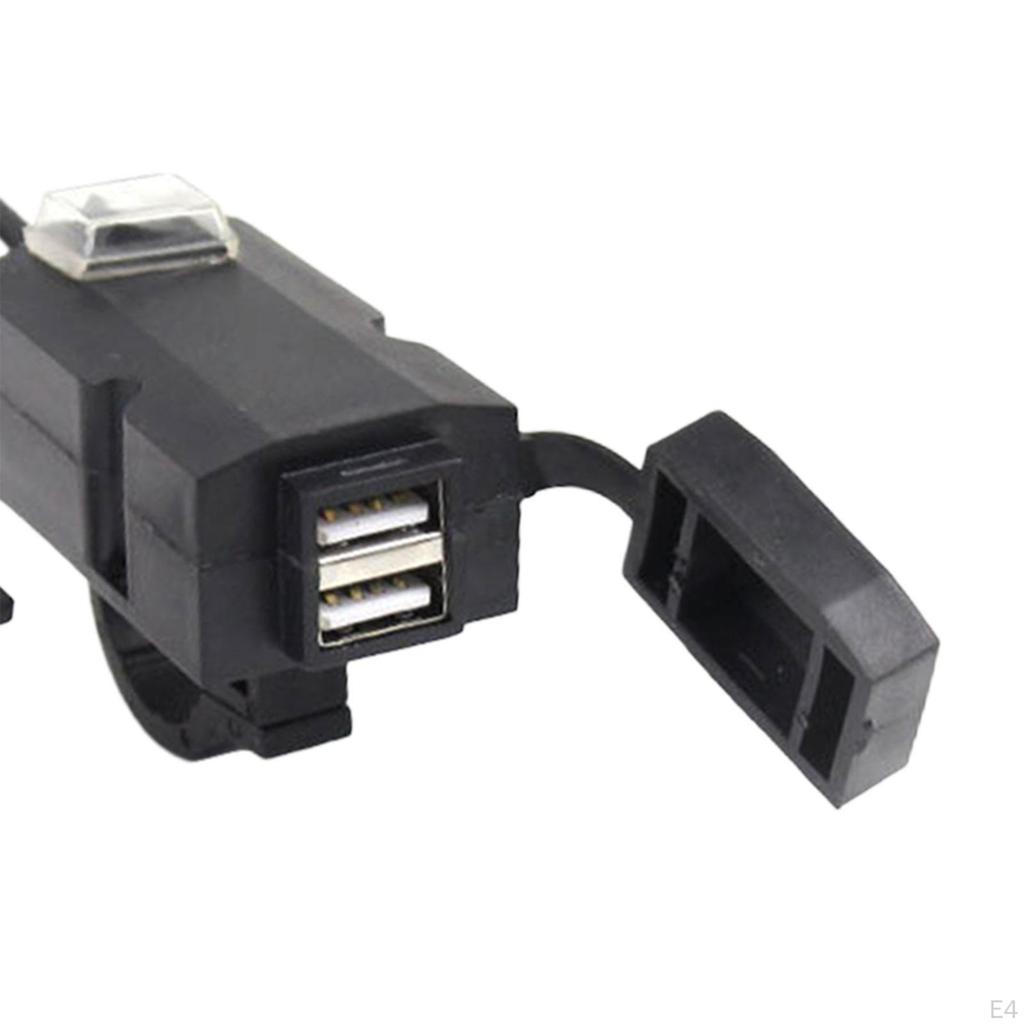 Motorcycle USB Charger Portable for Electric Vehicle Motorbike Smartphone