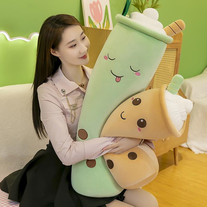 Milk Tea Cup Pillow Doll Plush Toy Cute Rag Doll Cushion Bubble Tea Doll
