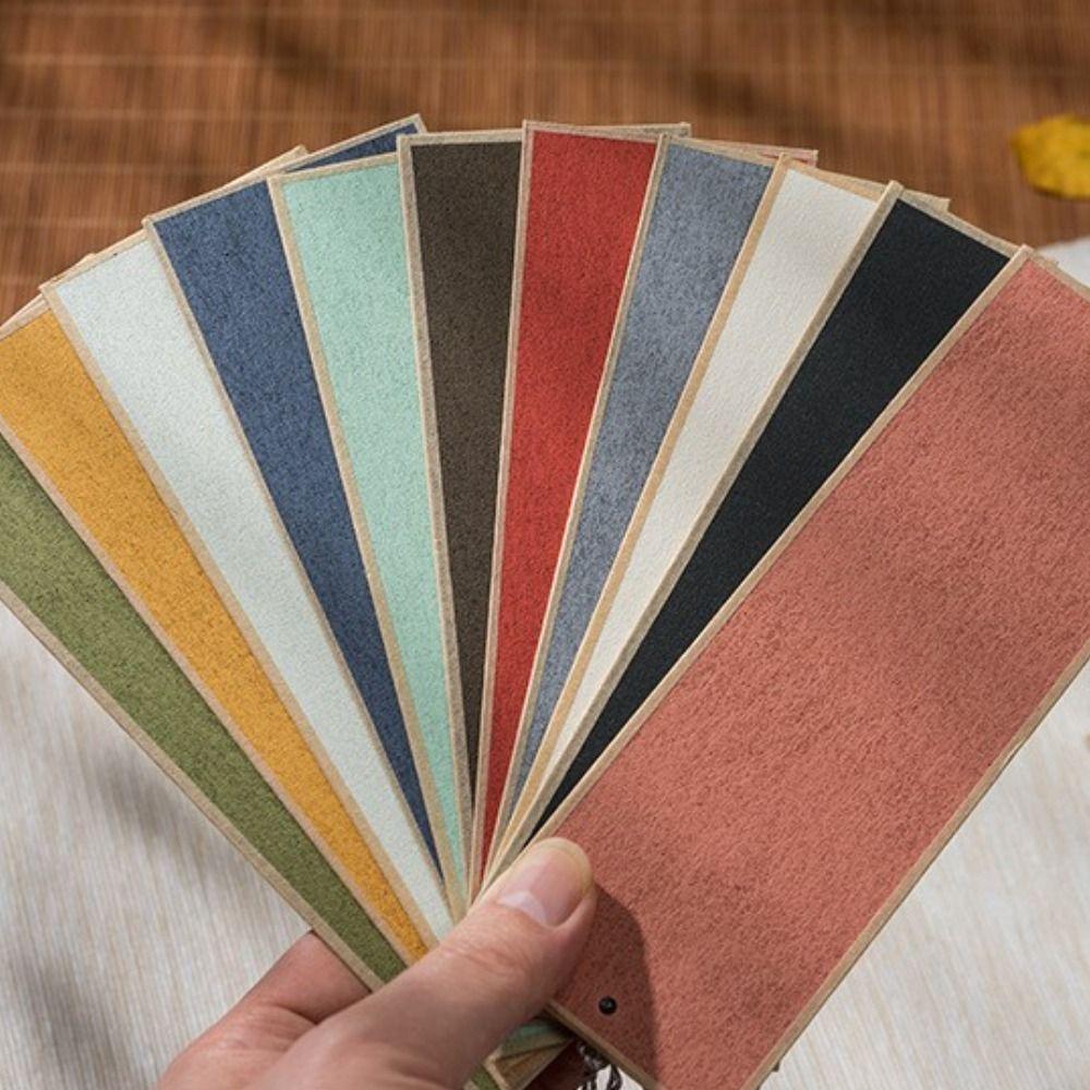 Message Card Gift DIY Reading Marker Bookmarkers with Tassels Calligraphy Paper Blank Bookmarker