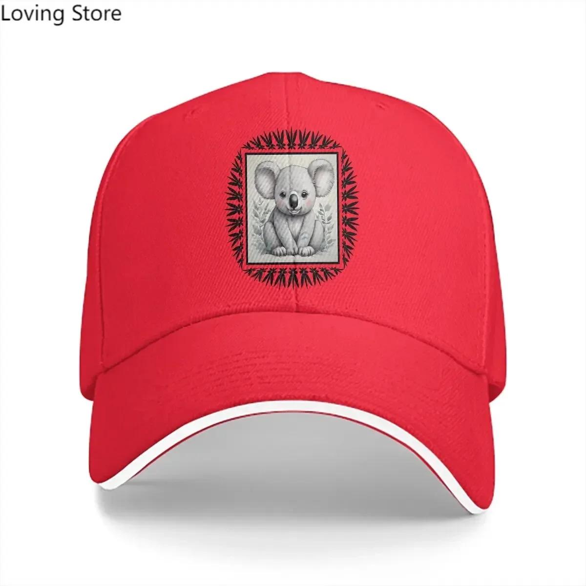 

Summer Cap Sun Visor Cute Baby Hip Hop Australian Koala Peaked Hats One Size