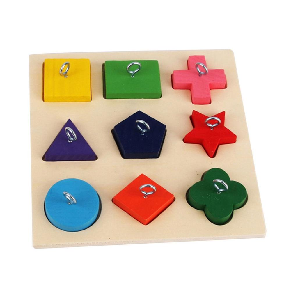 Educational Interactive IQ Training Intelligence DIY Block Puzzles Wooden Bird Toys Parrot